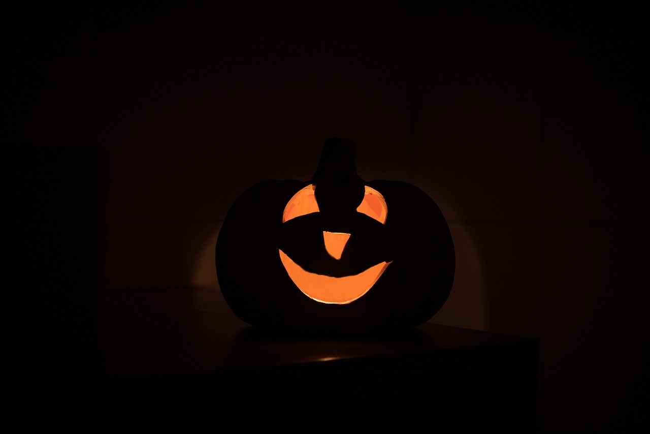 pumpkin halloween dark free photo
