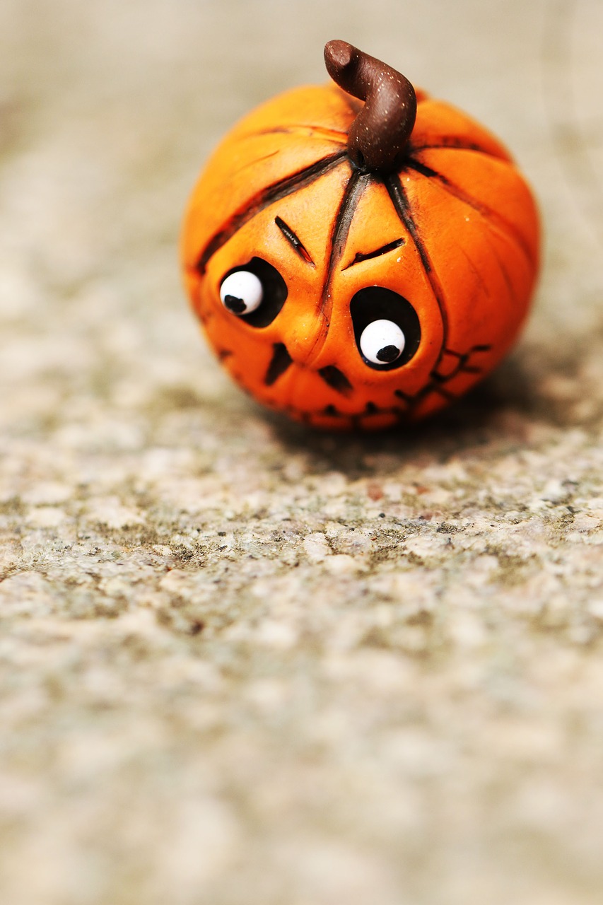 pumpkin figure decoration free photo