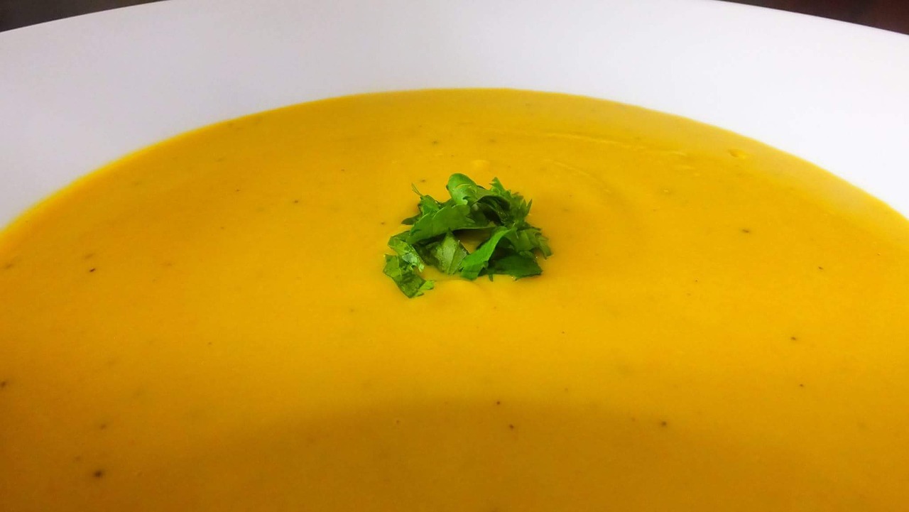 pumpkin soup lunch free photo