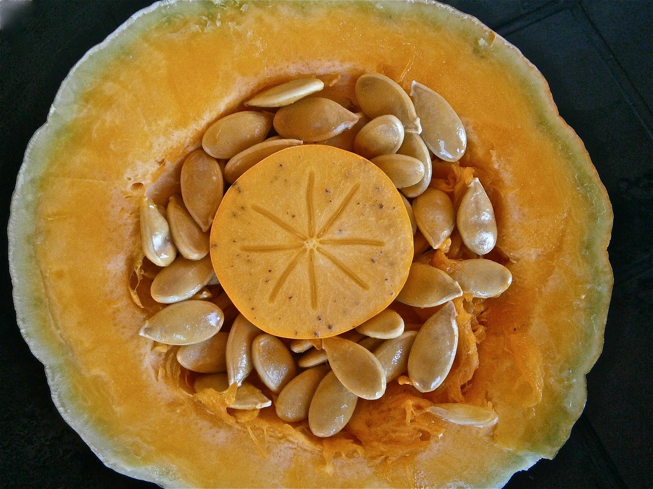 pumpkin fruit seed free photo