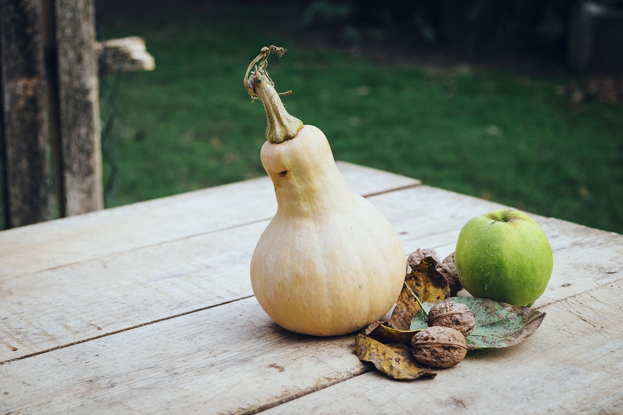 pumpkin apple autumn free photo