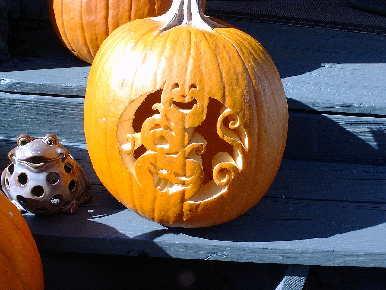 pumpkin jack-o-lantern halloween free photo