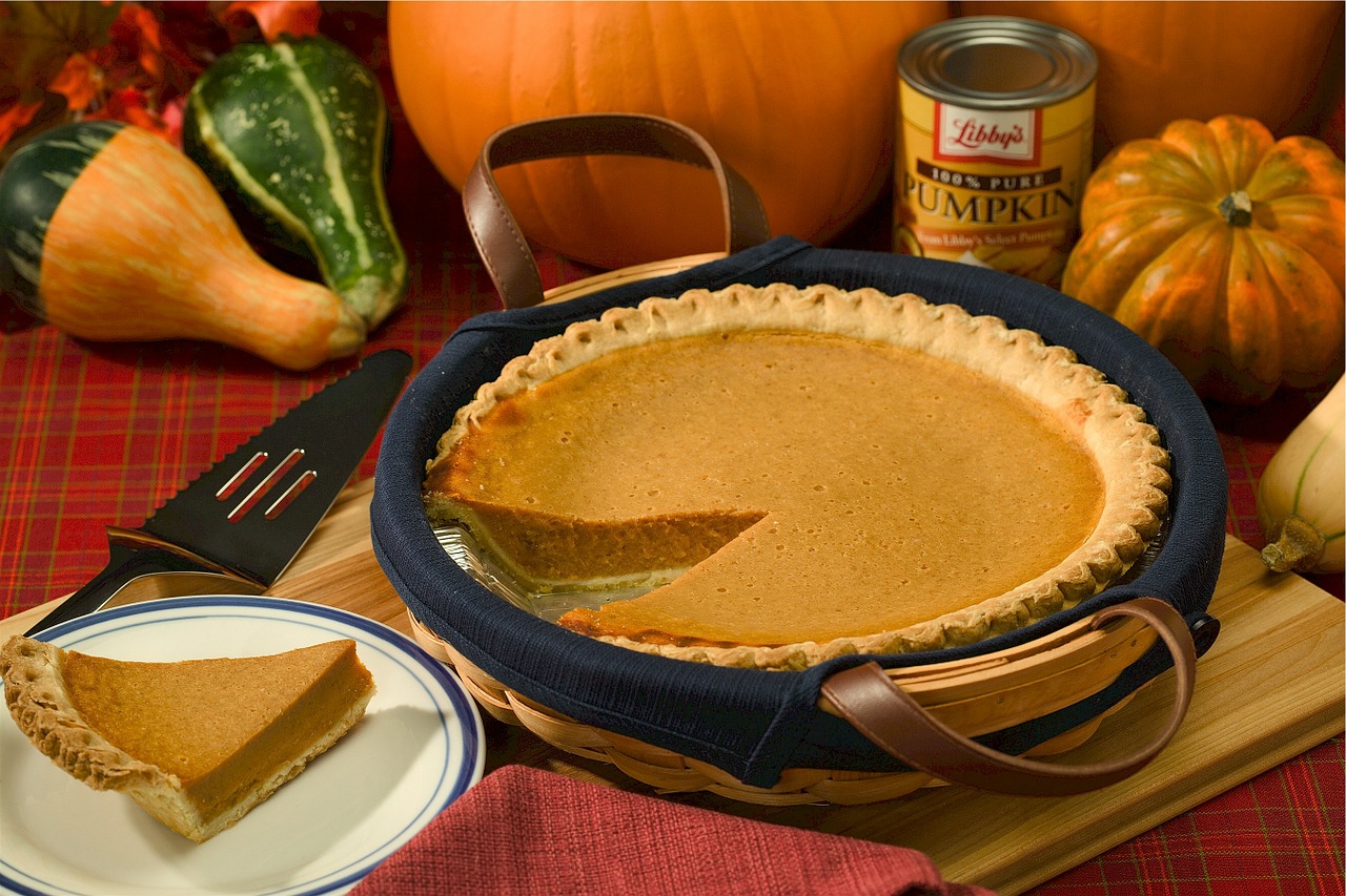 pumpkin pie autumn holiday free photo