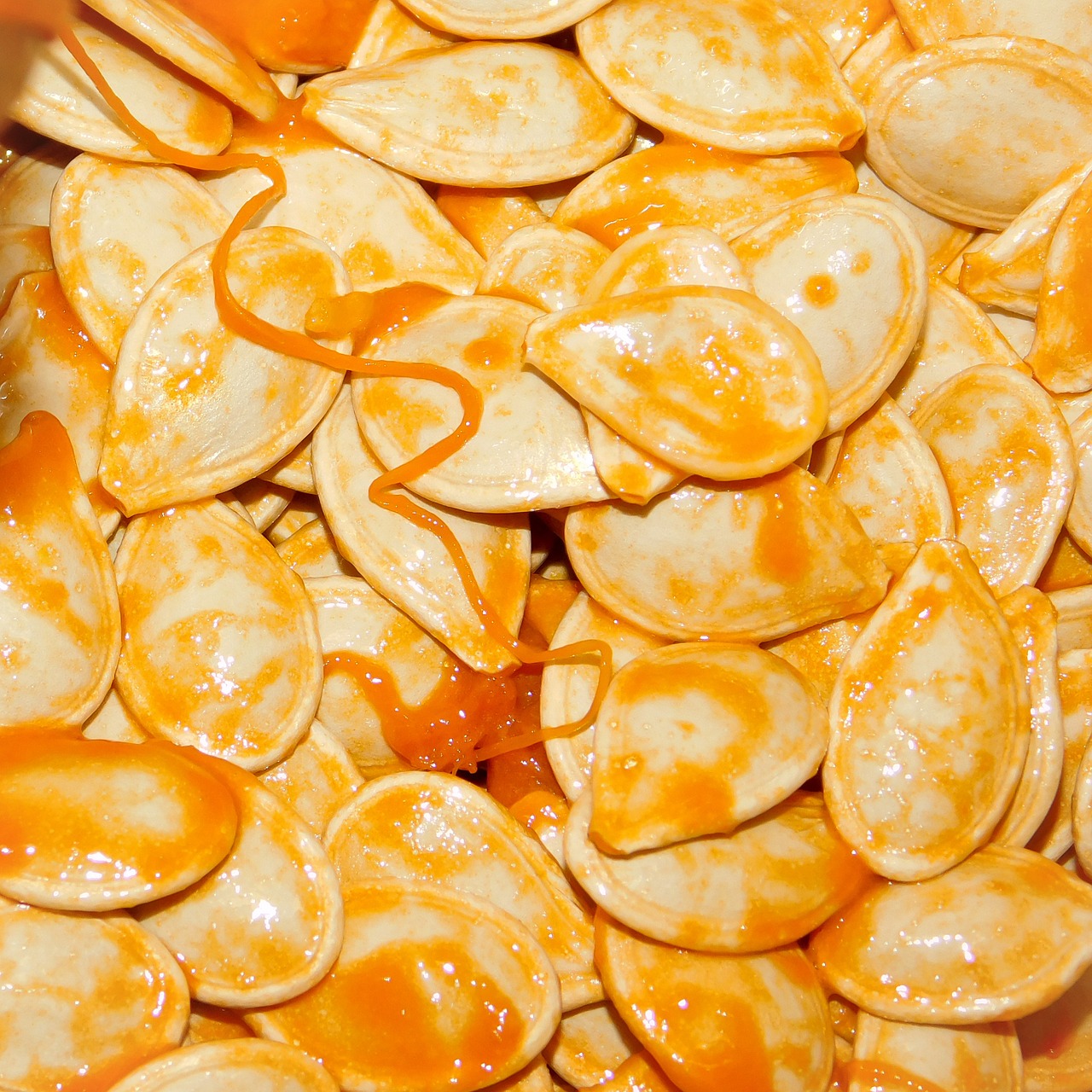 pumpkin seeds pumpkin cores free photo