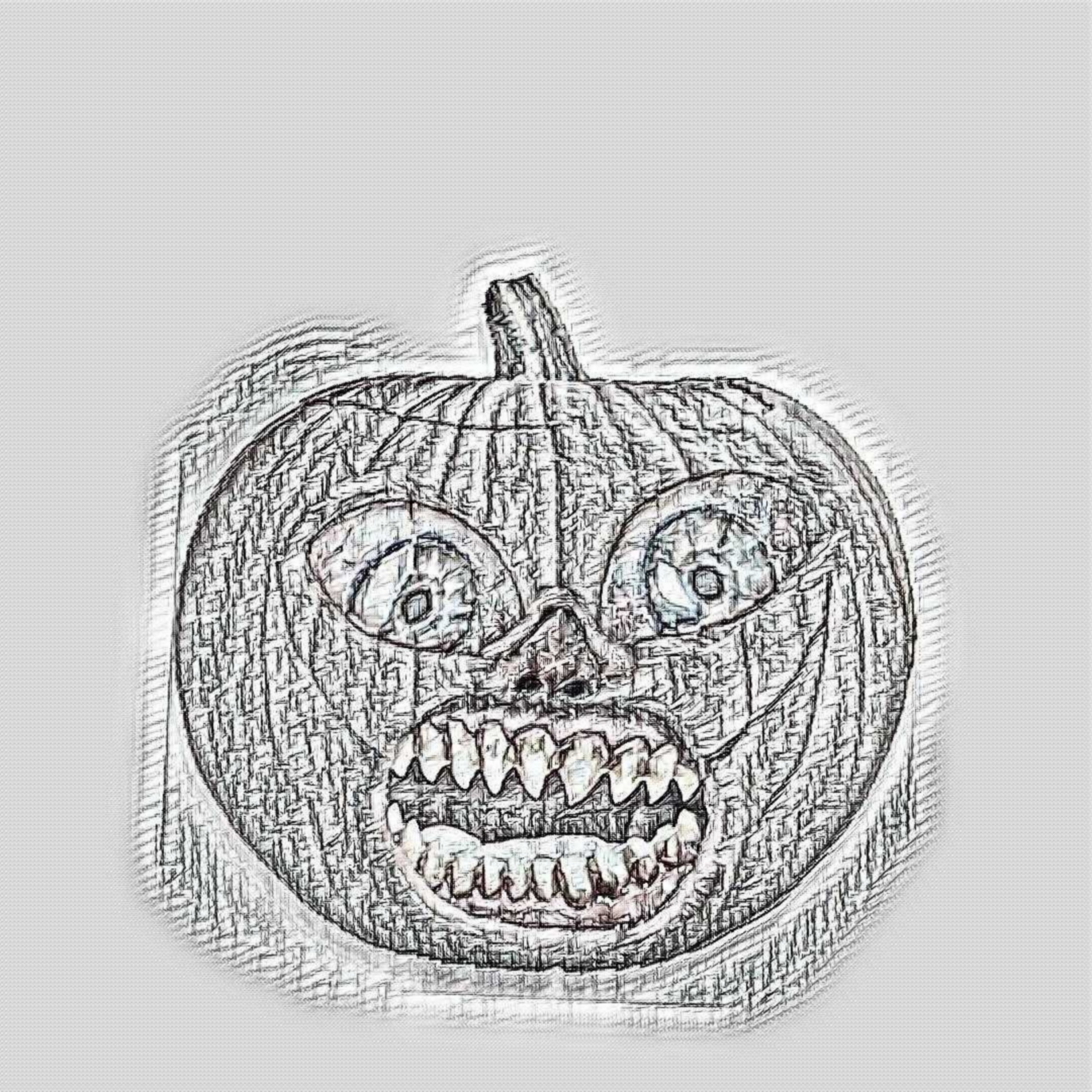pumpkin sketch pencil free photo