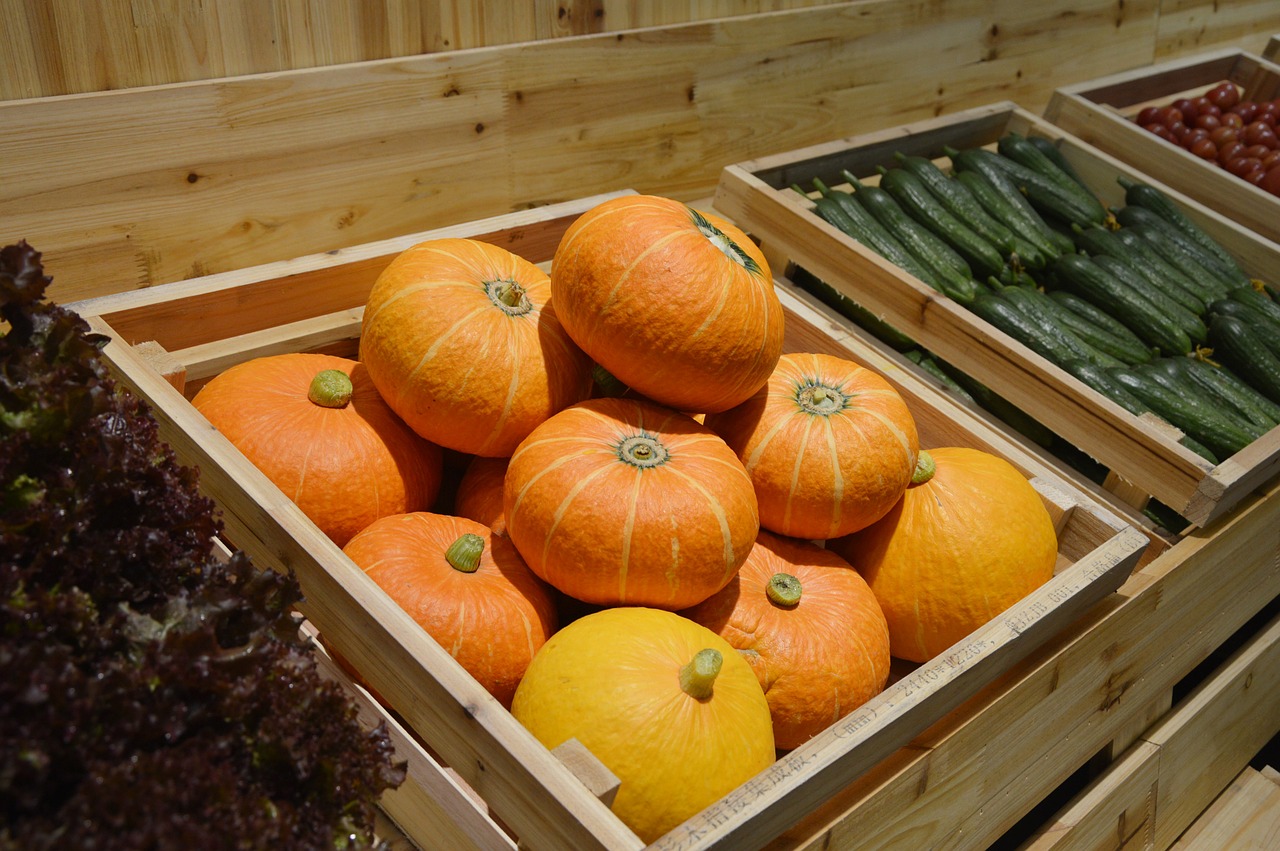 pumpkins market grocery free photo