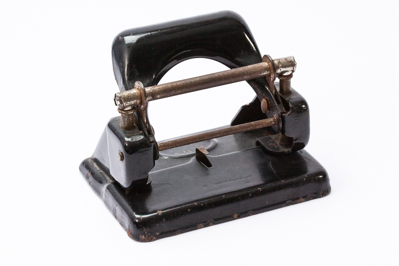 punch perforator old free photo