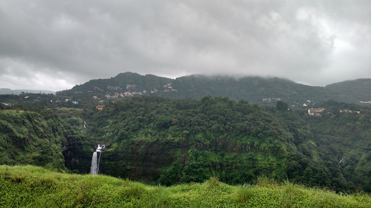 pune india waterfall free photo