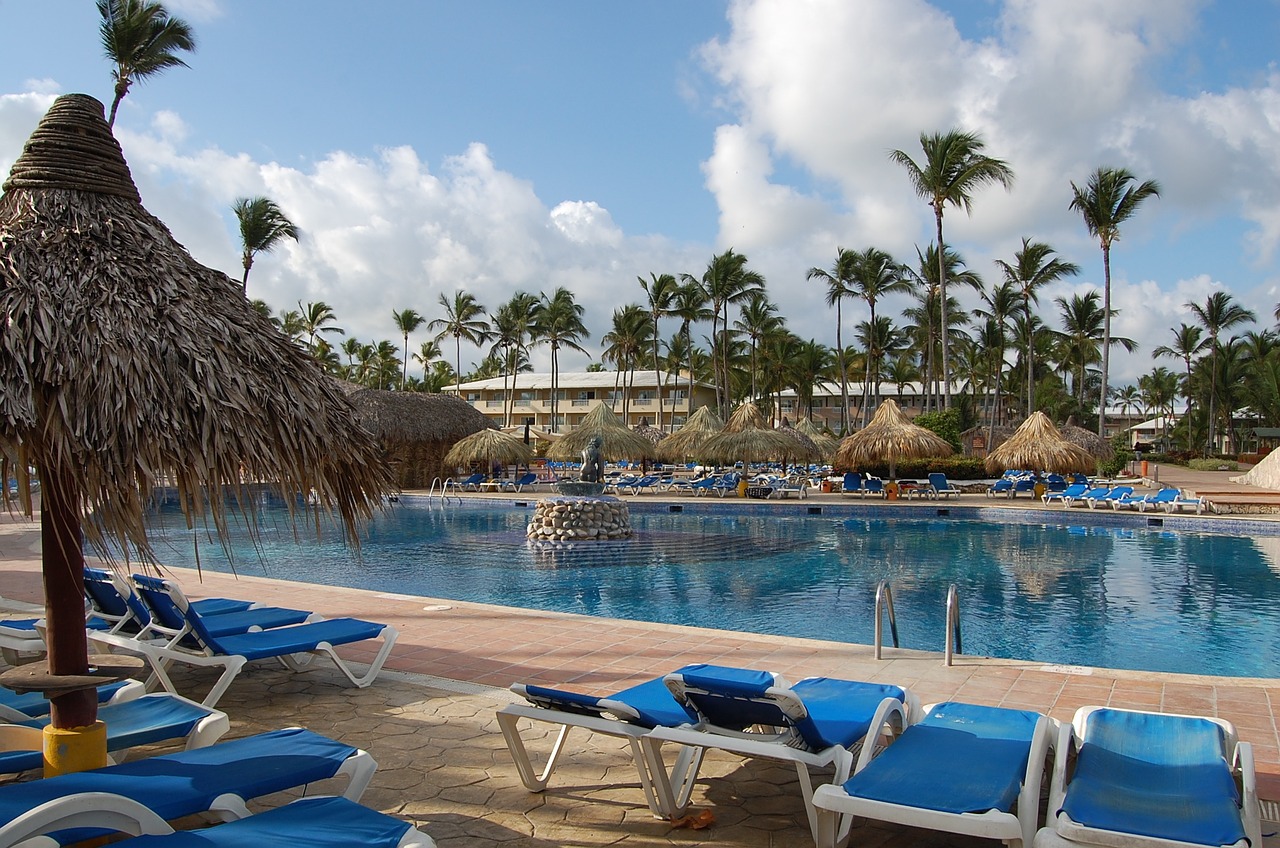 punta cana caribbean palms free photo