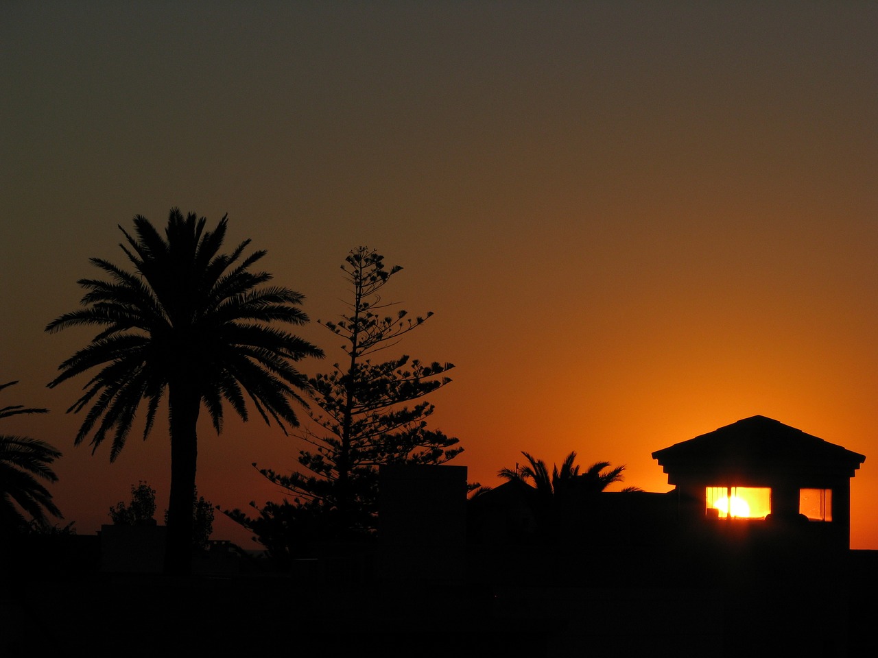 punta del este sunset uruguay free photo