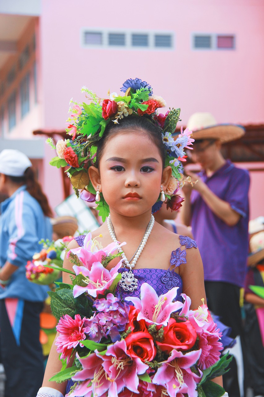 pupils flower kids free photo