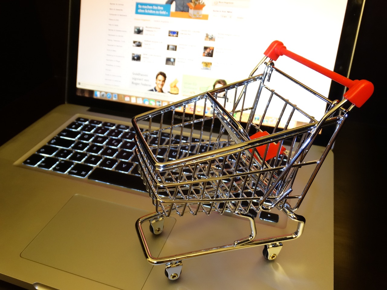 purchasing shopping cart internet free photo