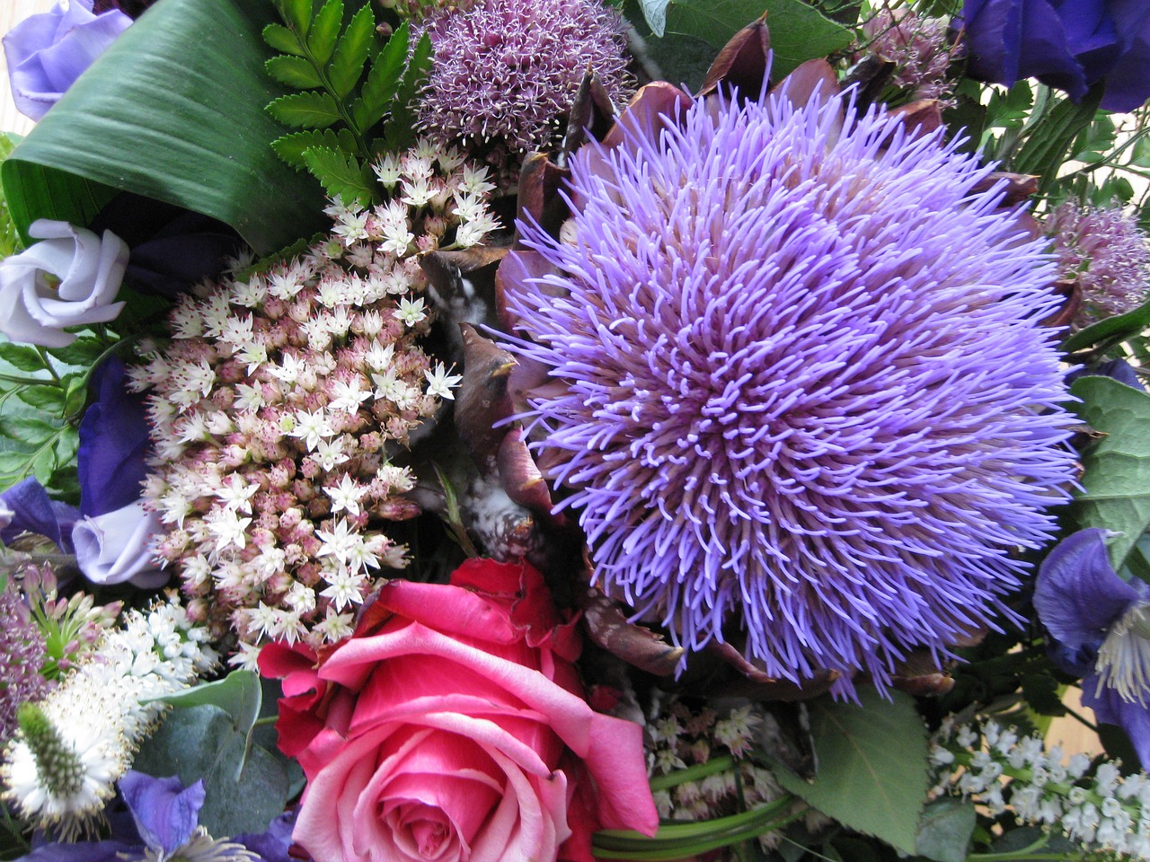 purple bouquet violet free photo