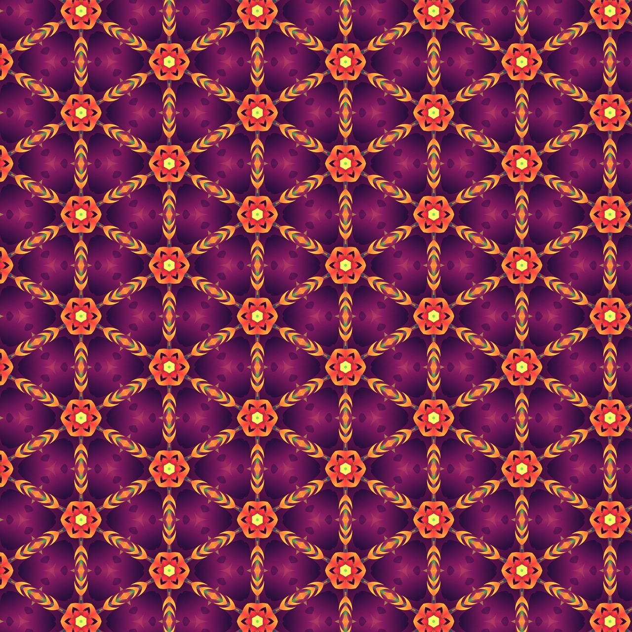 purple orange geometric free photo