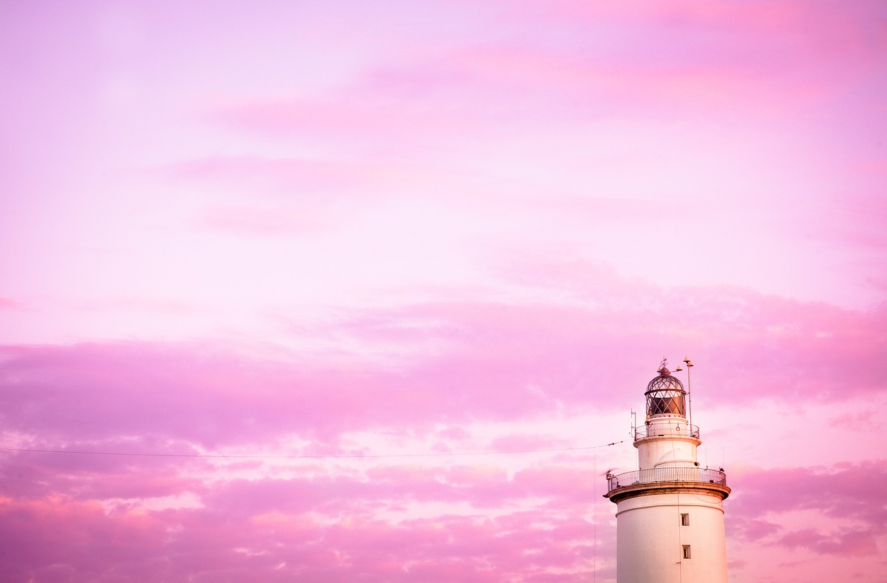 purple sky clouds free photo