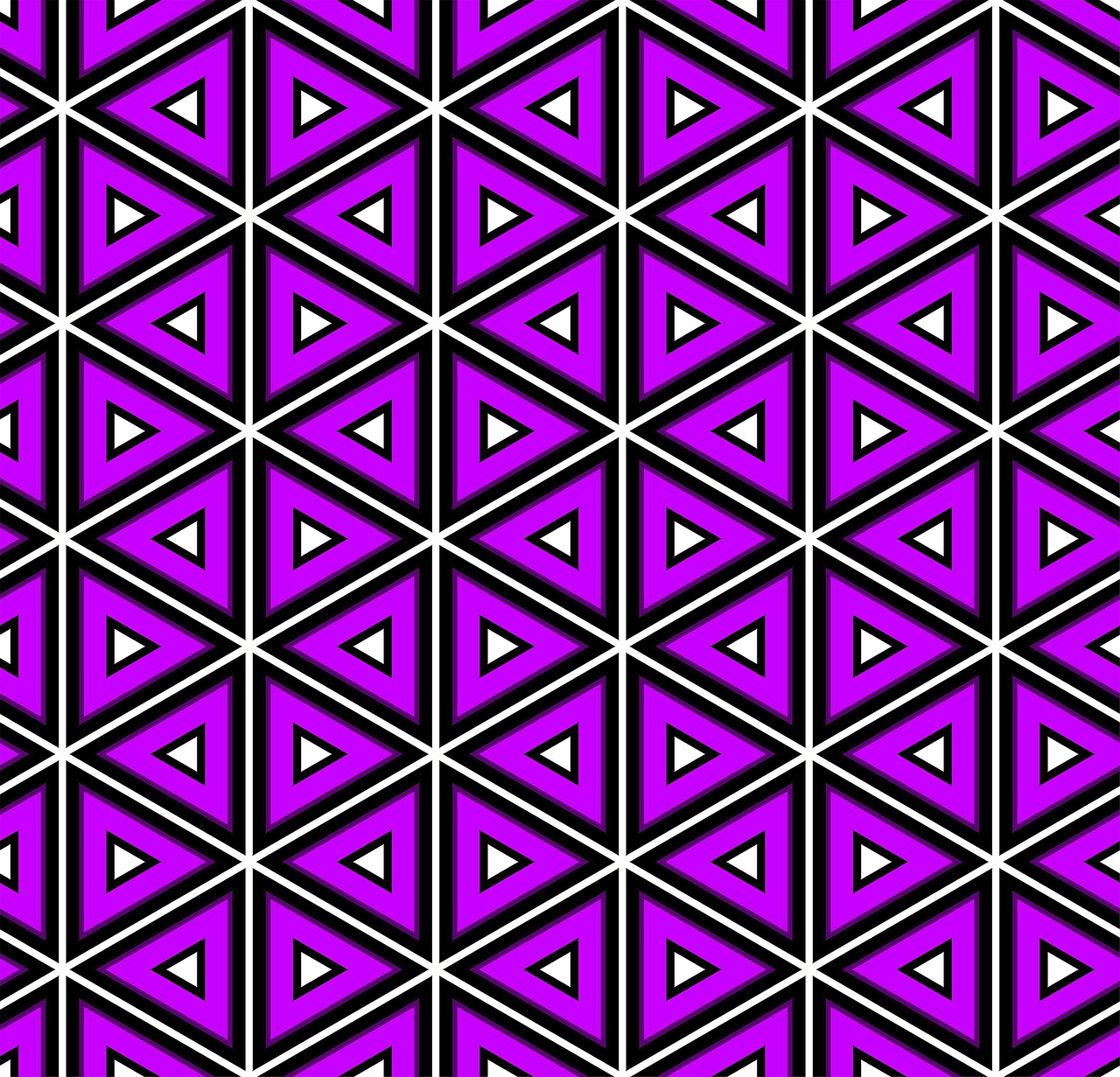 purple pattern triangles free photo