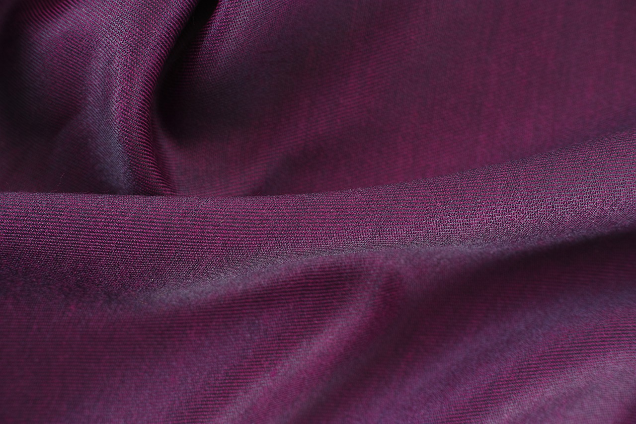 purple fabric textile free photo