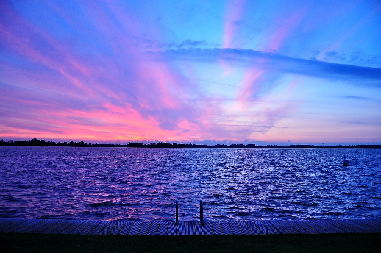 Download Free Photo Of Sunset,dusk,sky,purple,pink   From Needpixcom