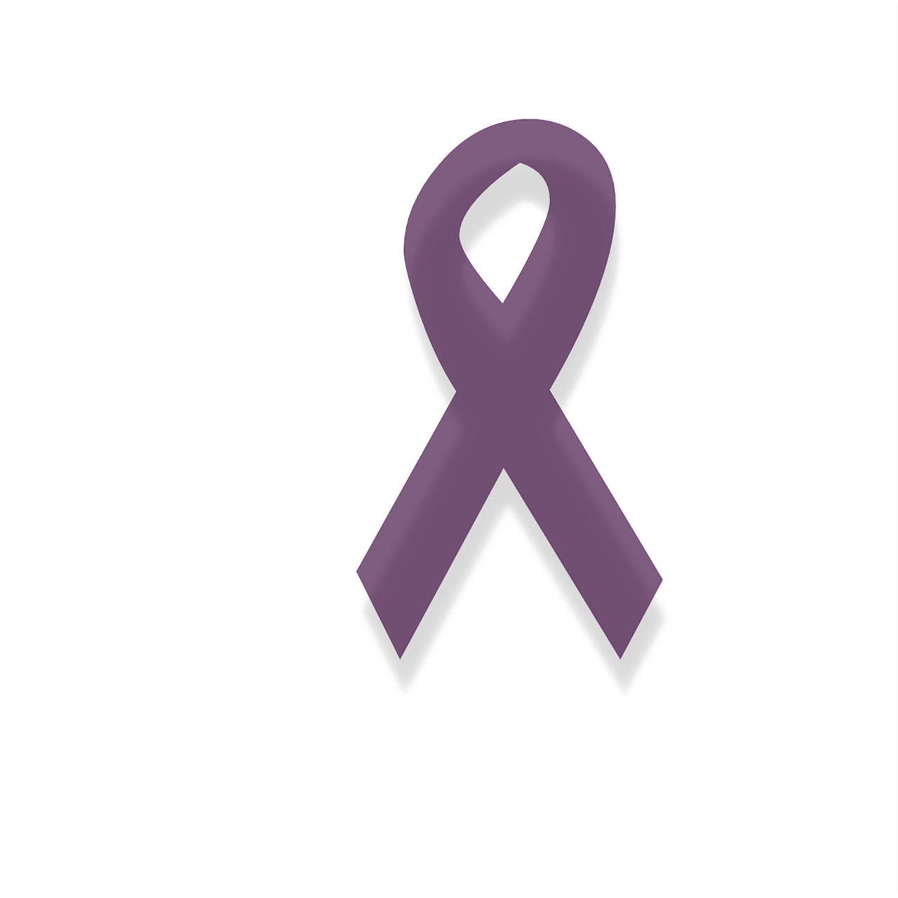 purple ribbon awareness free photo