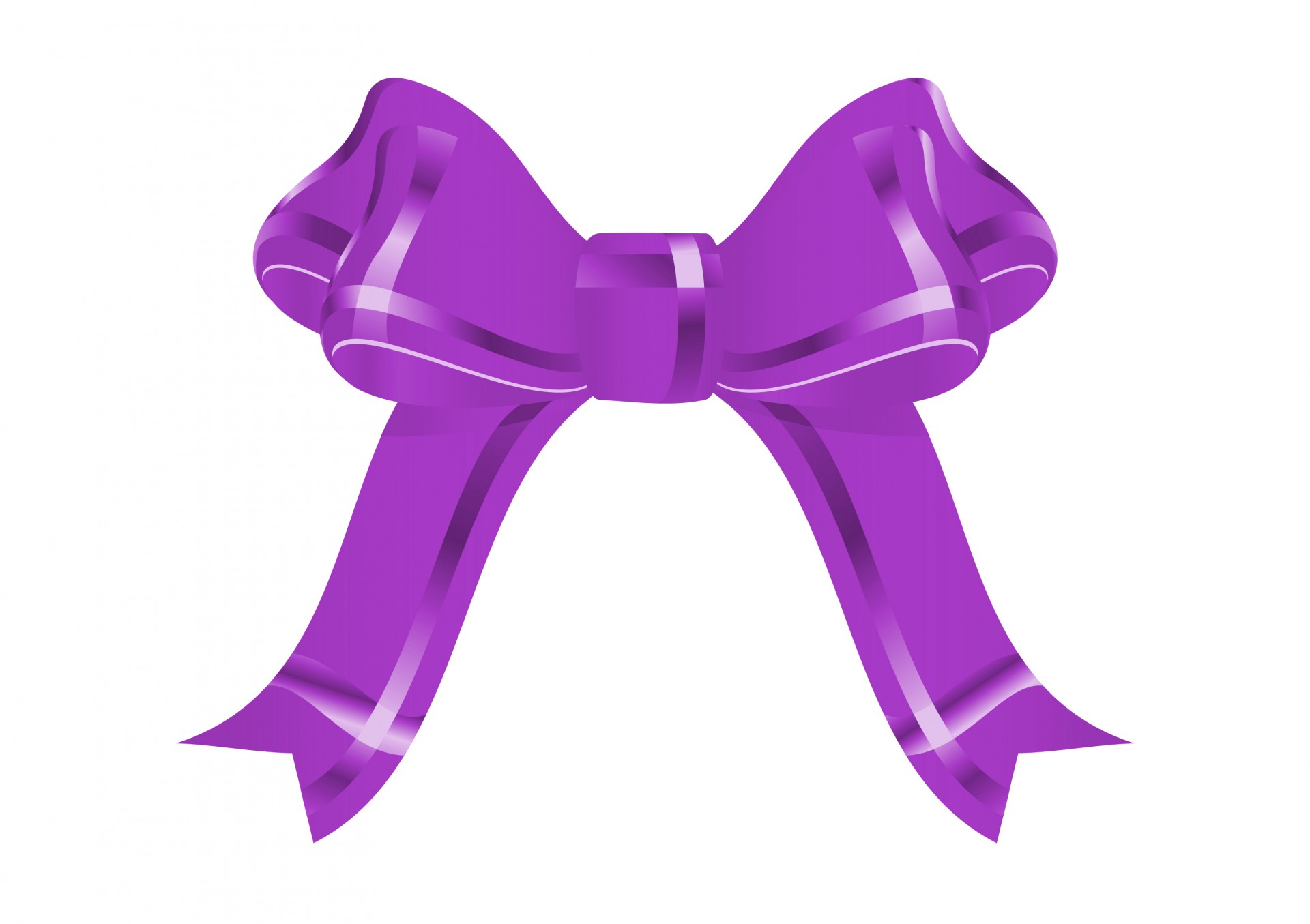 bow ribbon purple free photo