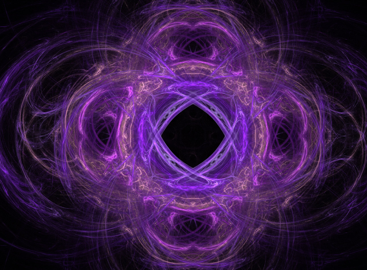 fractal pink purple free photo