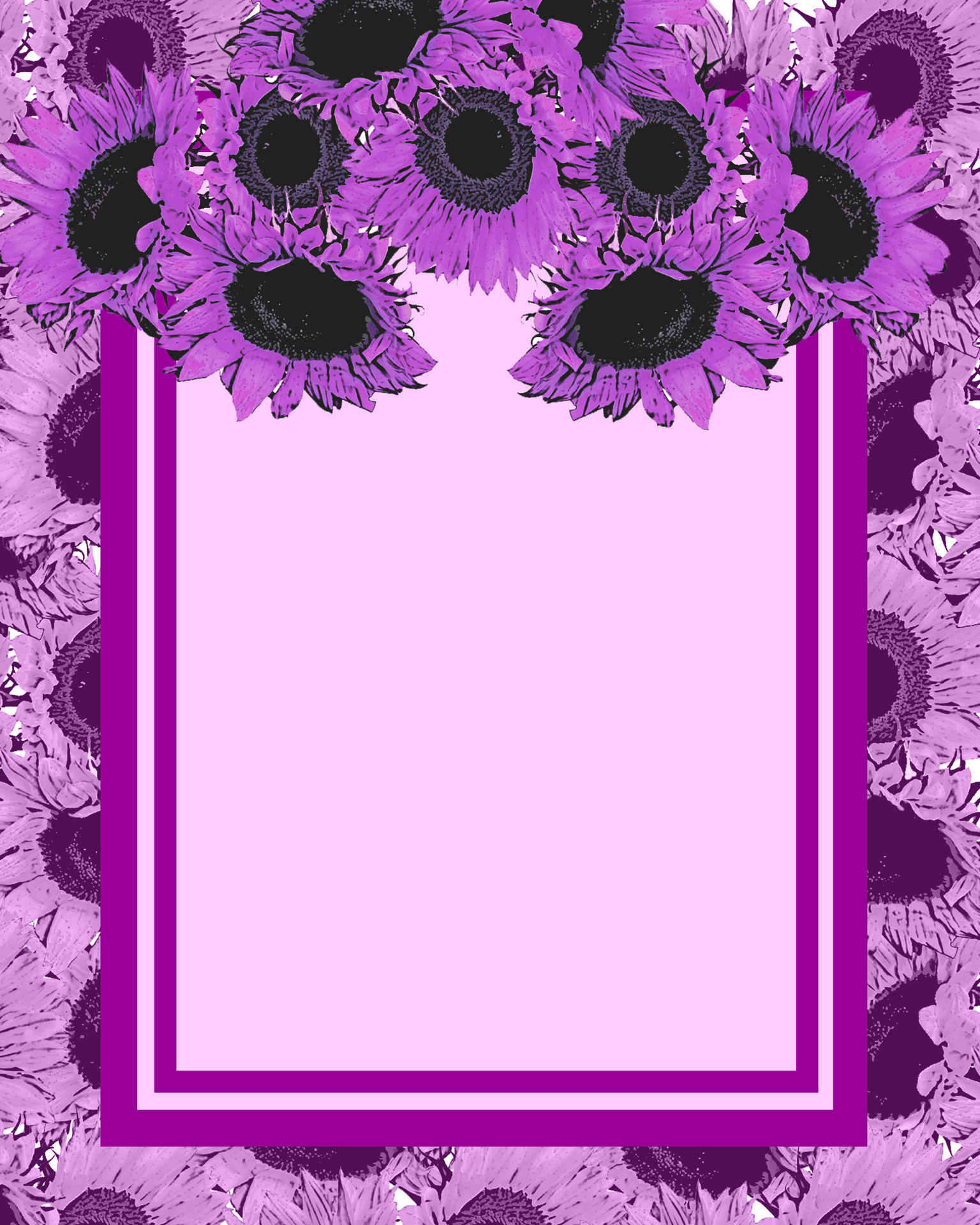 Purple,sunflower,flower,floral,background - free image from 