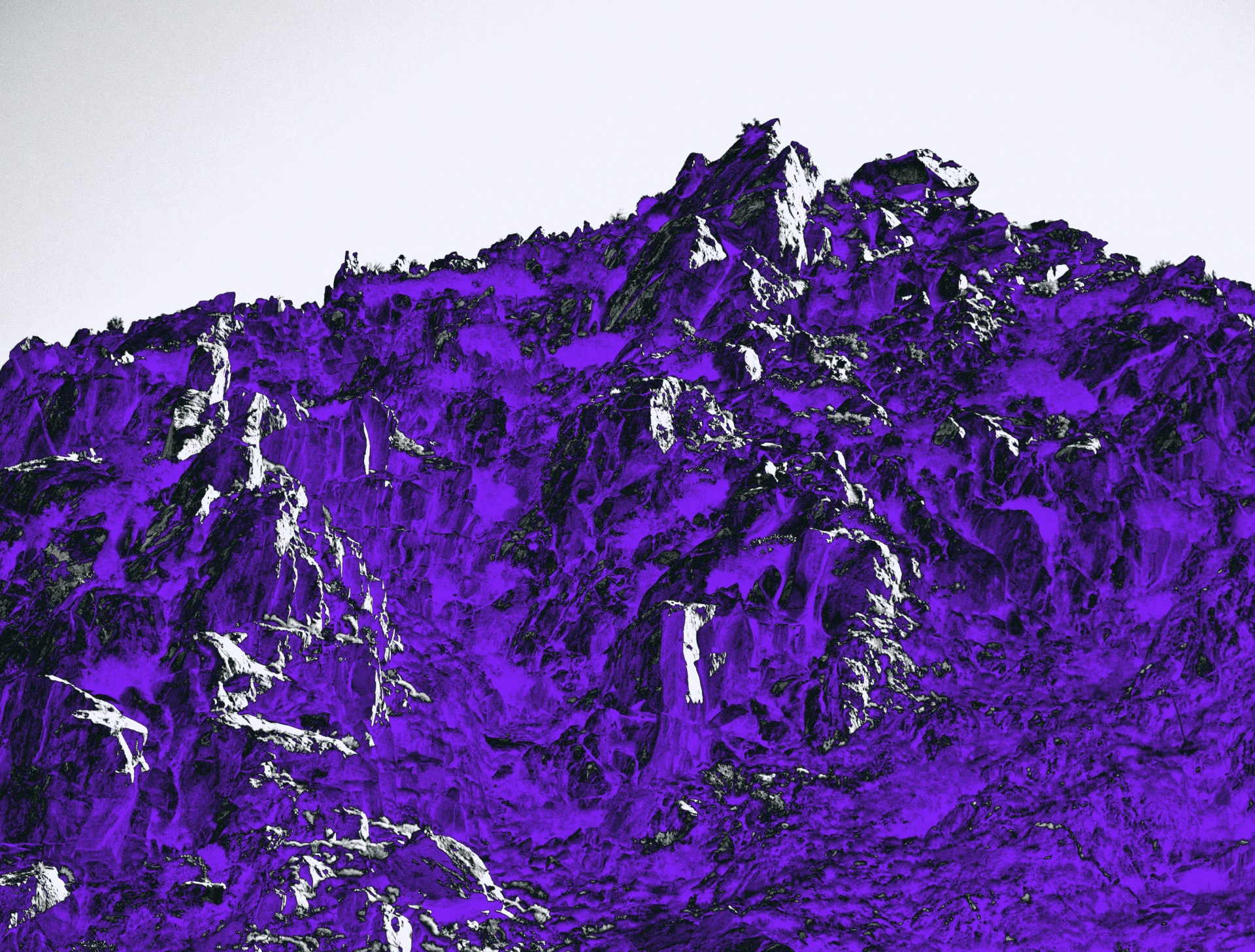 mountain mountains purple free photo