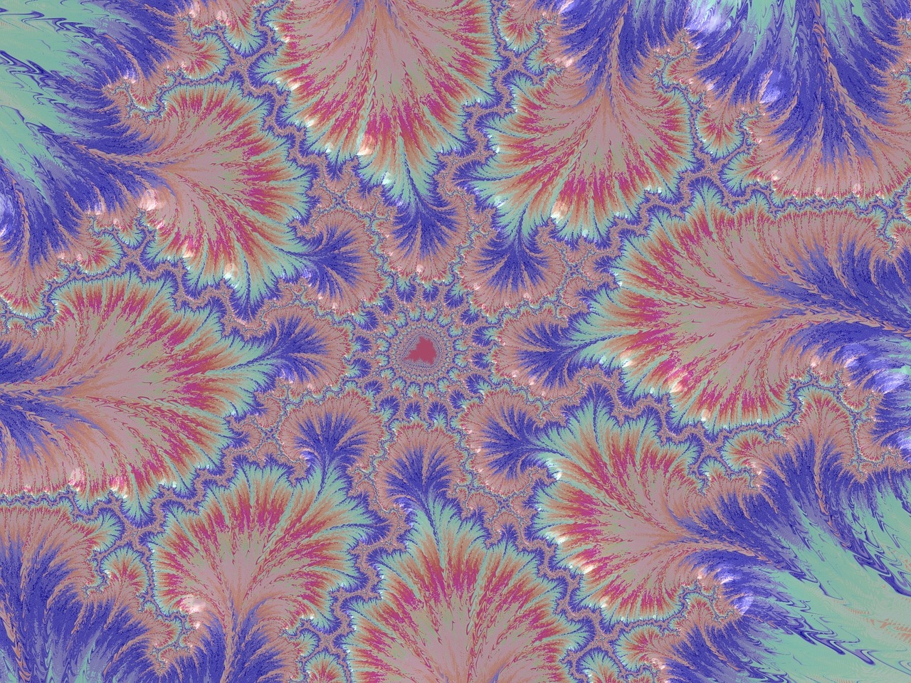 purple splat fractal art mandelbrot set free photo