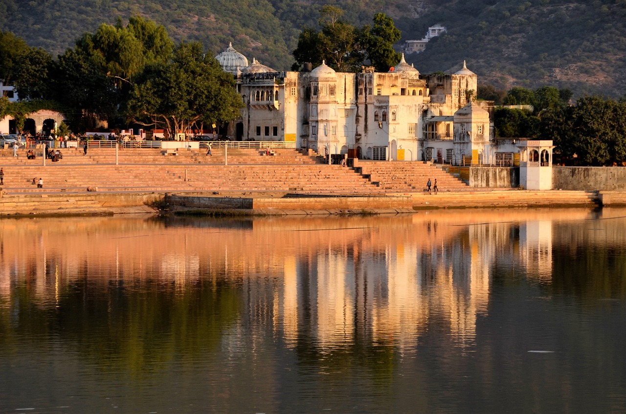 pushkar india lake free photo