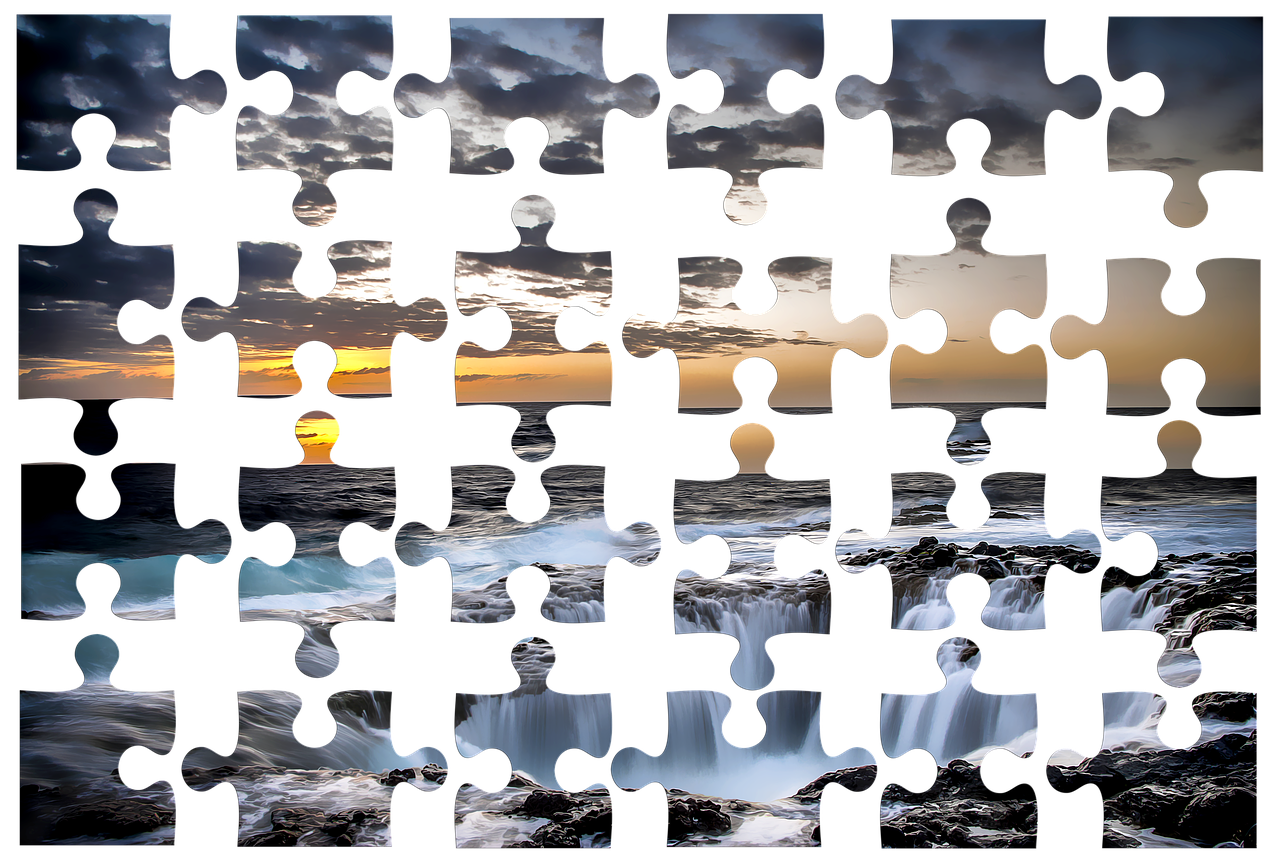 puzzle isolated transparent free photo