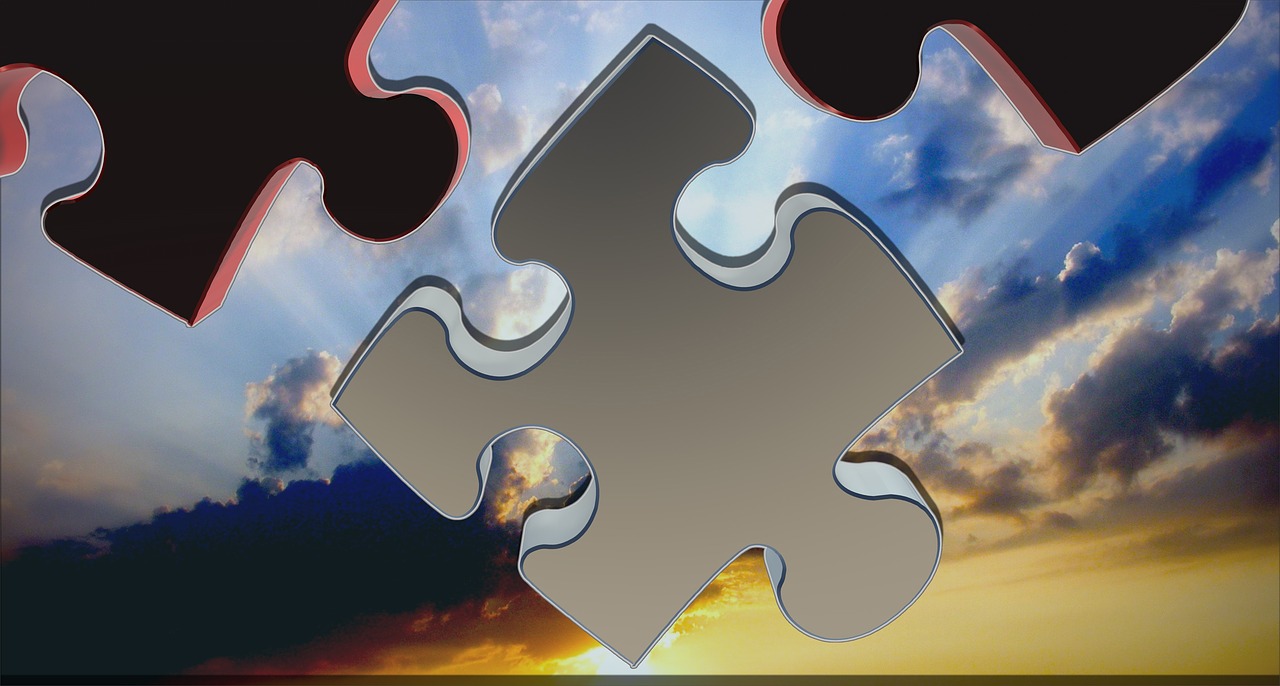puzzle share 3d model free photo