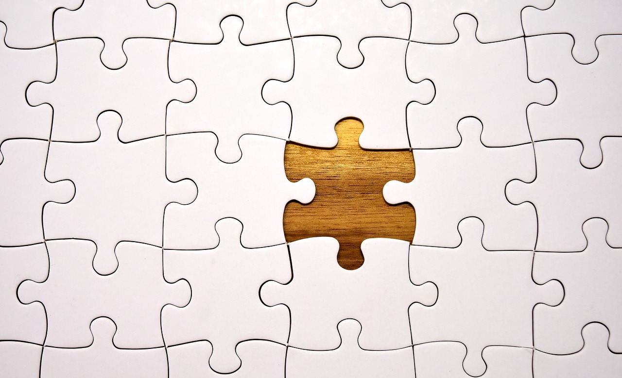 puzzle last part joining together free photo