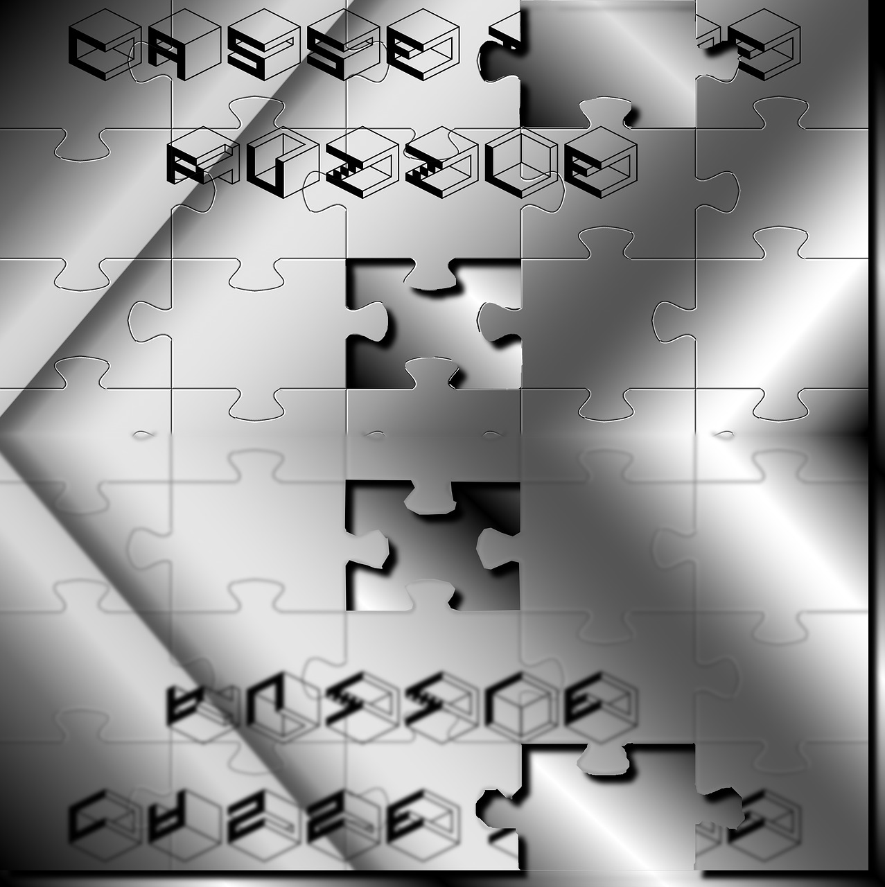 puzzle lost abstract free photo