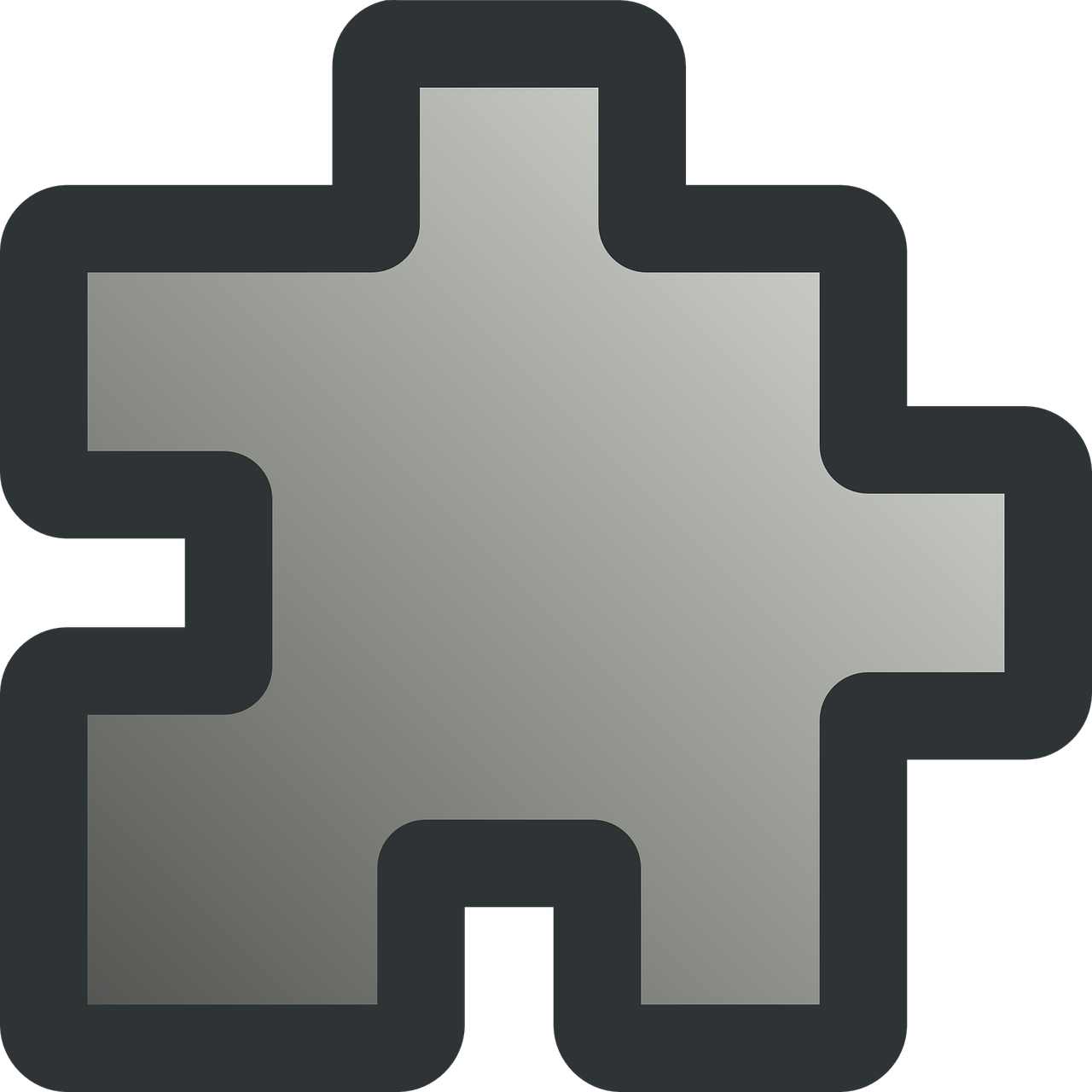 puzzle piece grey free photo