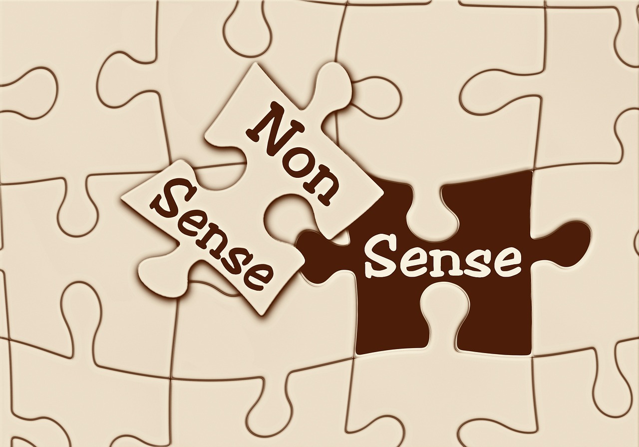 puzzle sense nonsense free photo