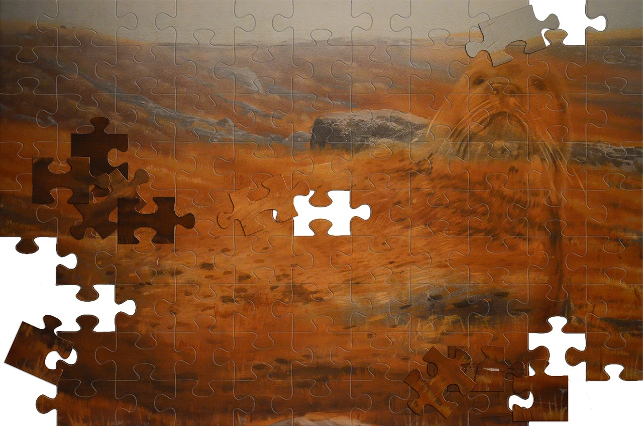 puzzle image painting free photo