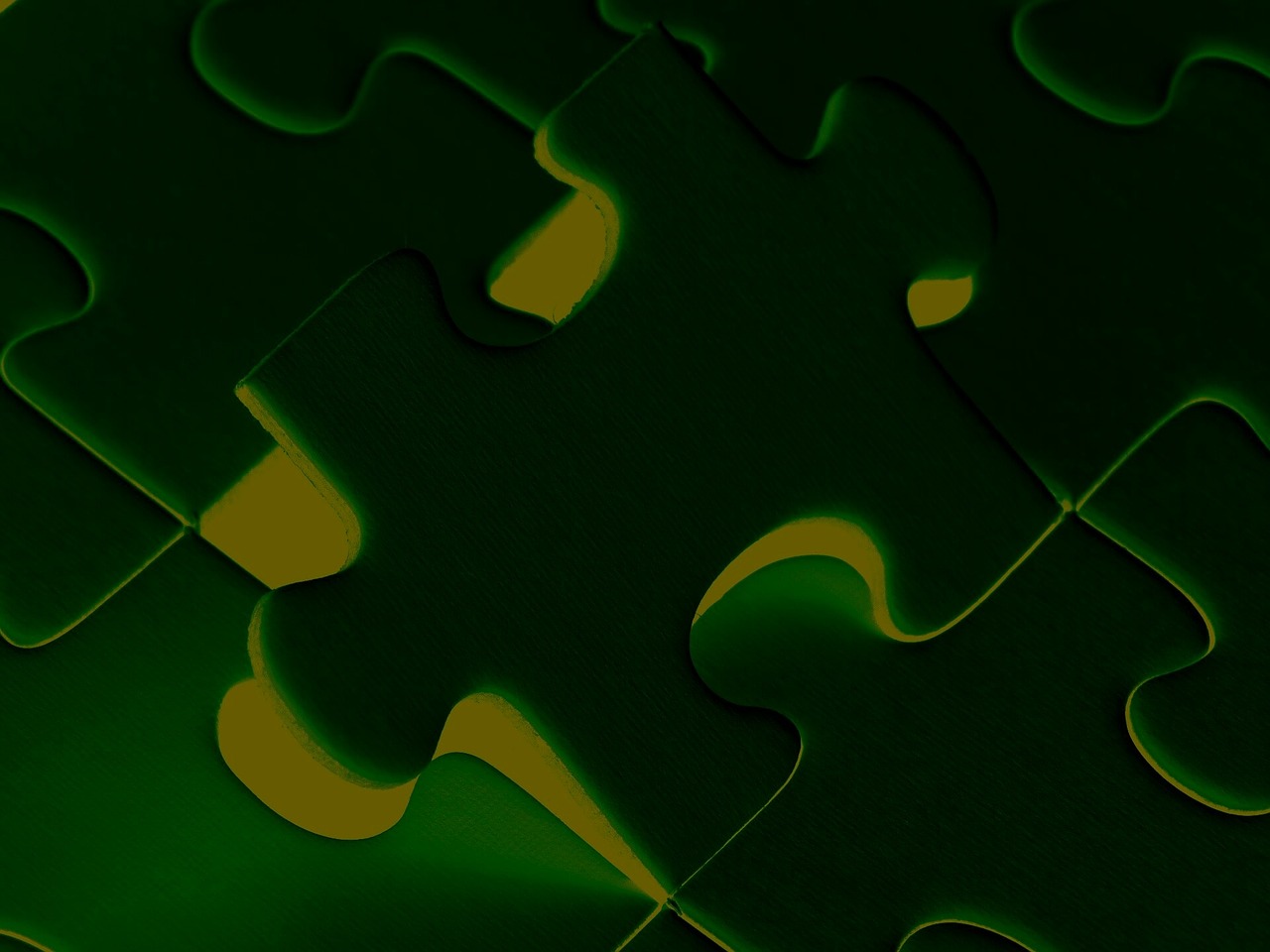 puzzle bright green free photo