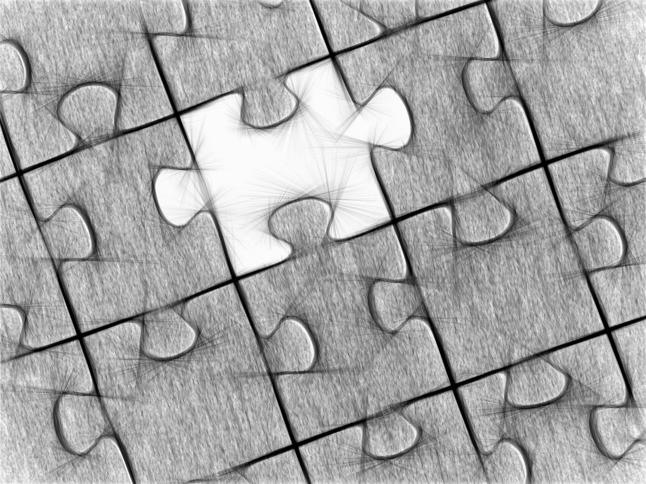 puzzle pieces of the puzzle drawing free photo