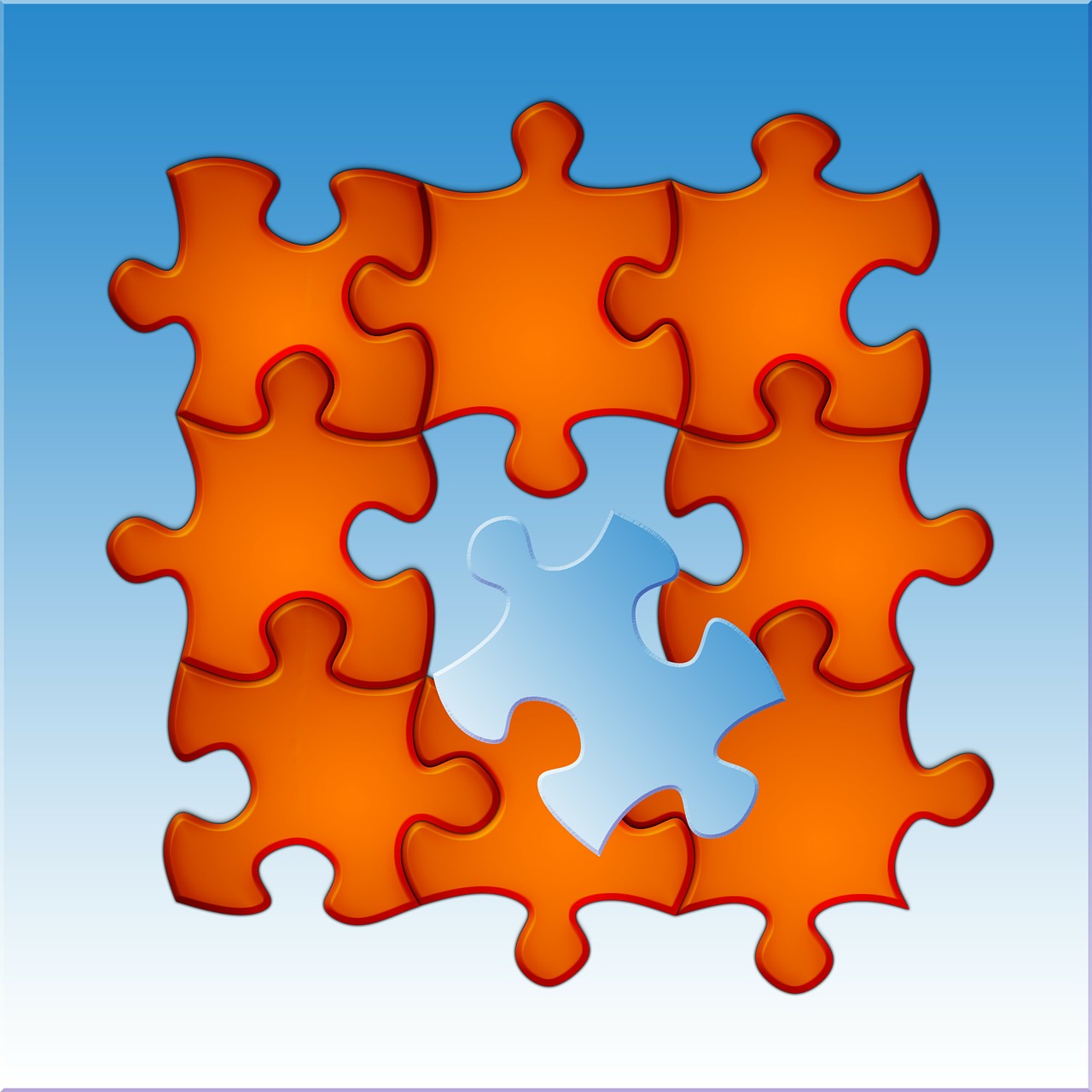 puzzle puzzle piece gap free photo