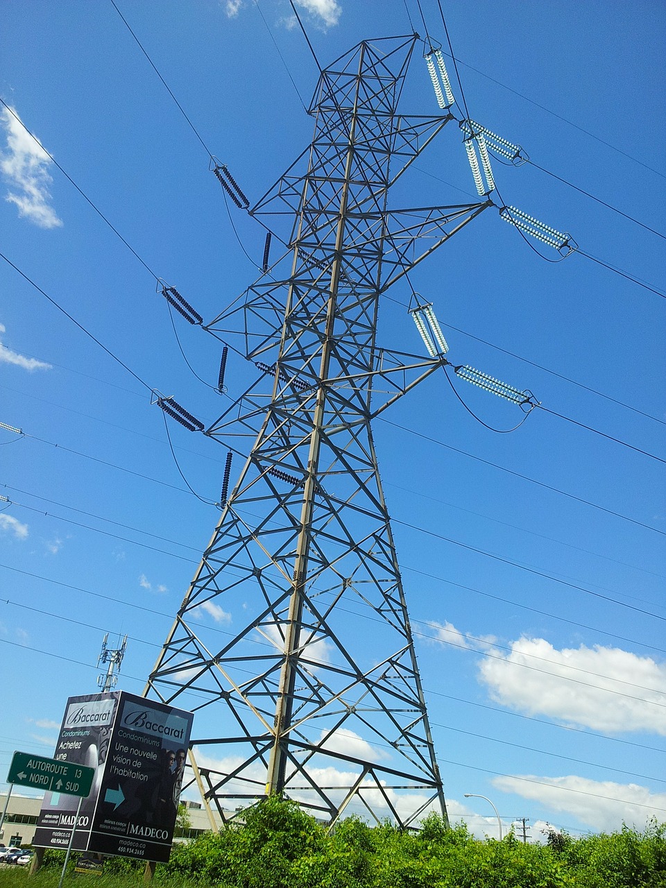 pylon electric power lines free photo