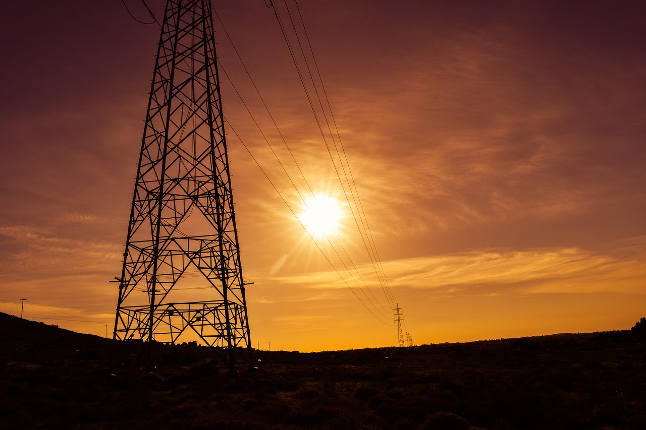 pylon electricity power free photo