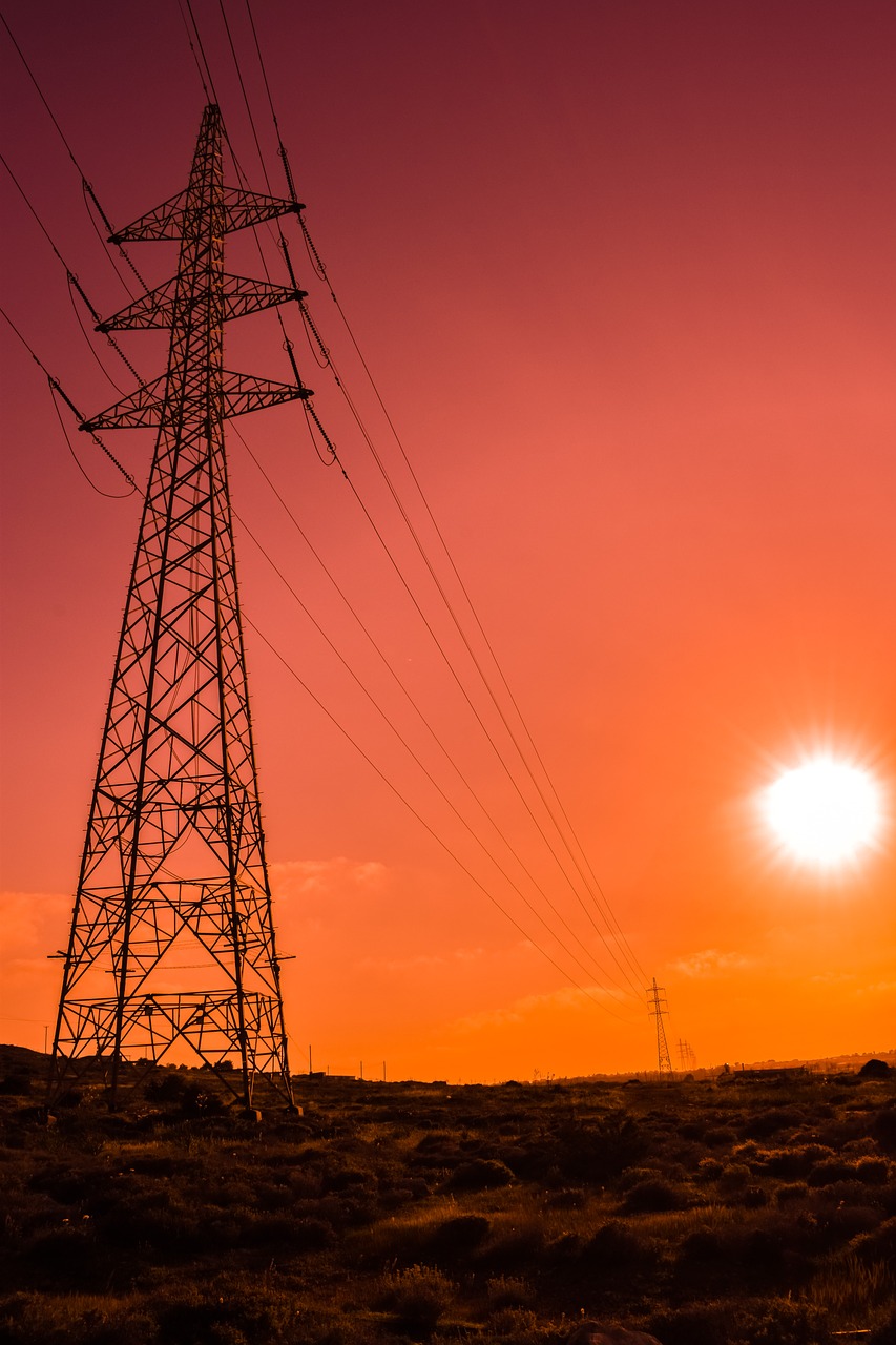 pylon electricity power free photo