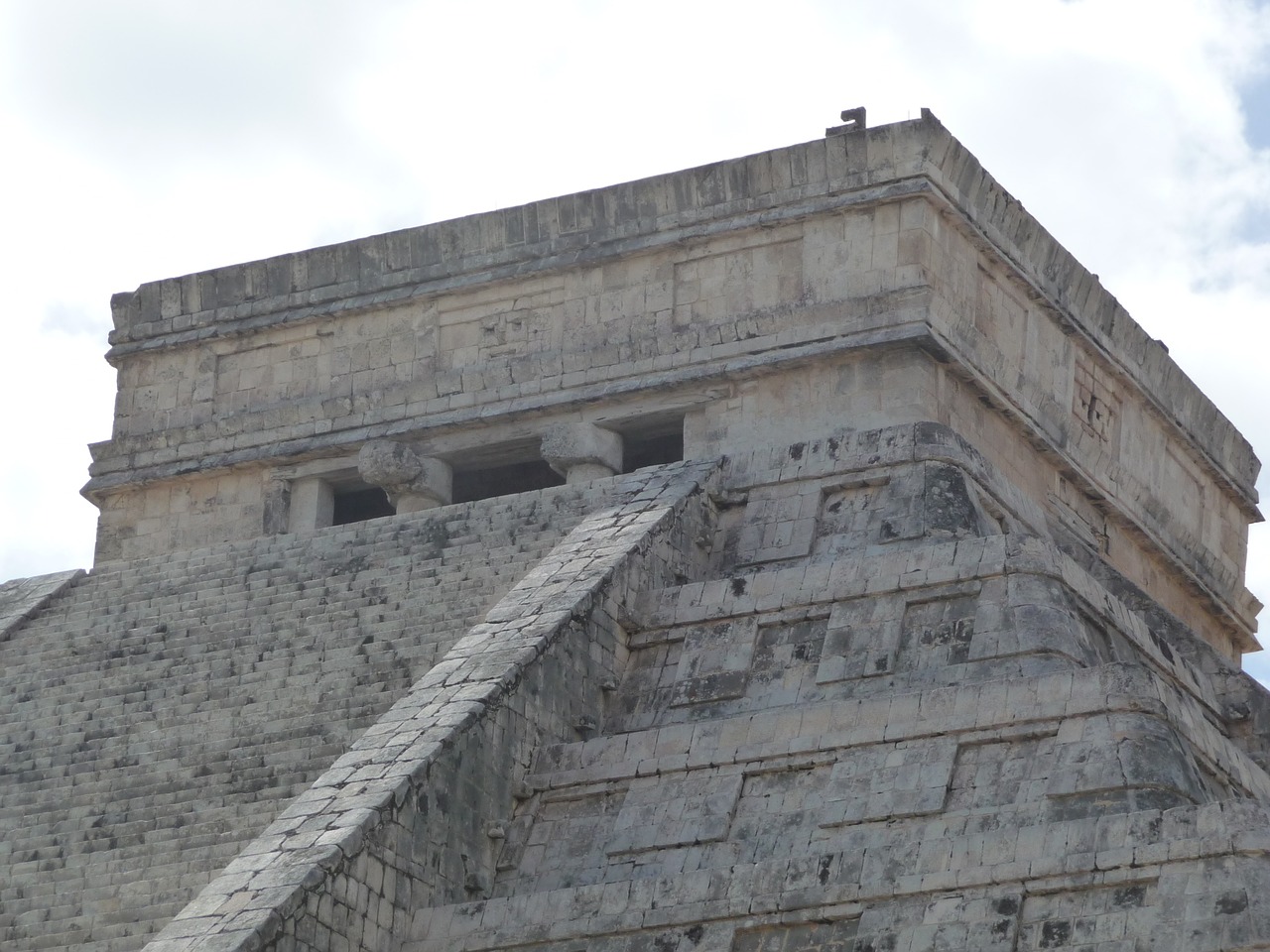 pyramid yucatan mexico free photo