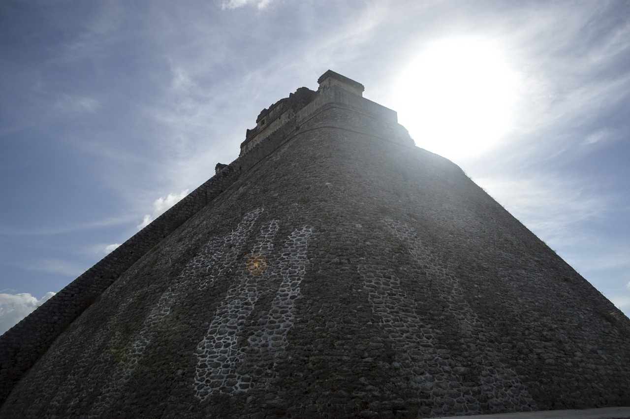 pyramid aztec uxmal free photo