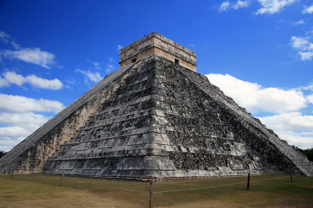 pyramid maya ancient free photo