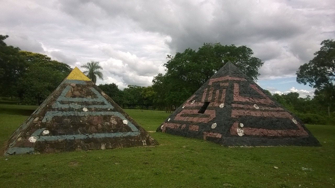 pyramid landscape building free photo