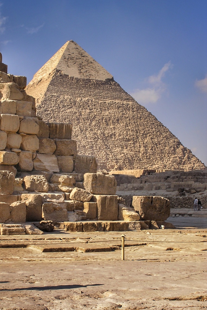 pyramids giza egypt free photo