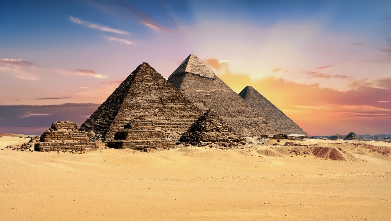 pyramids egypt giza free photo
