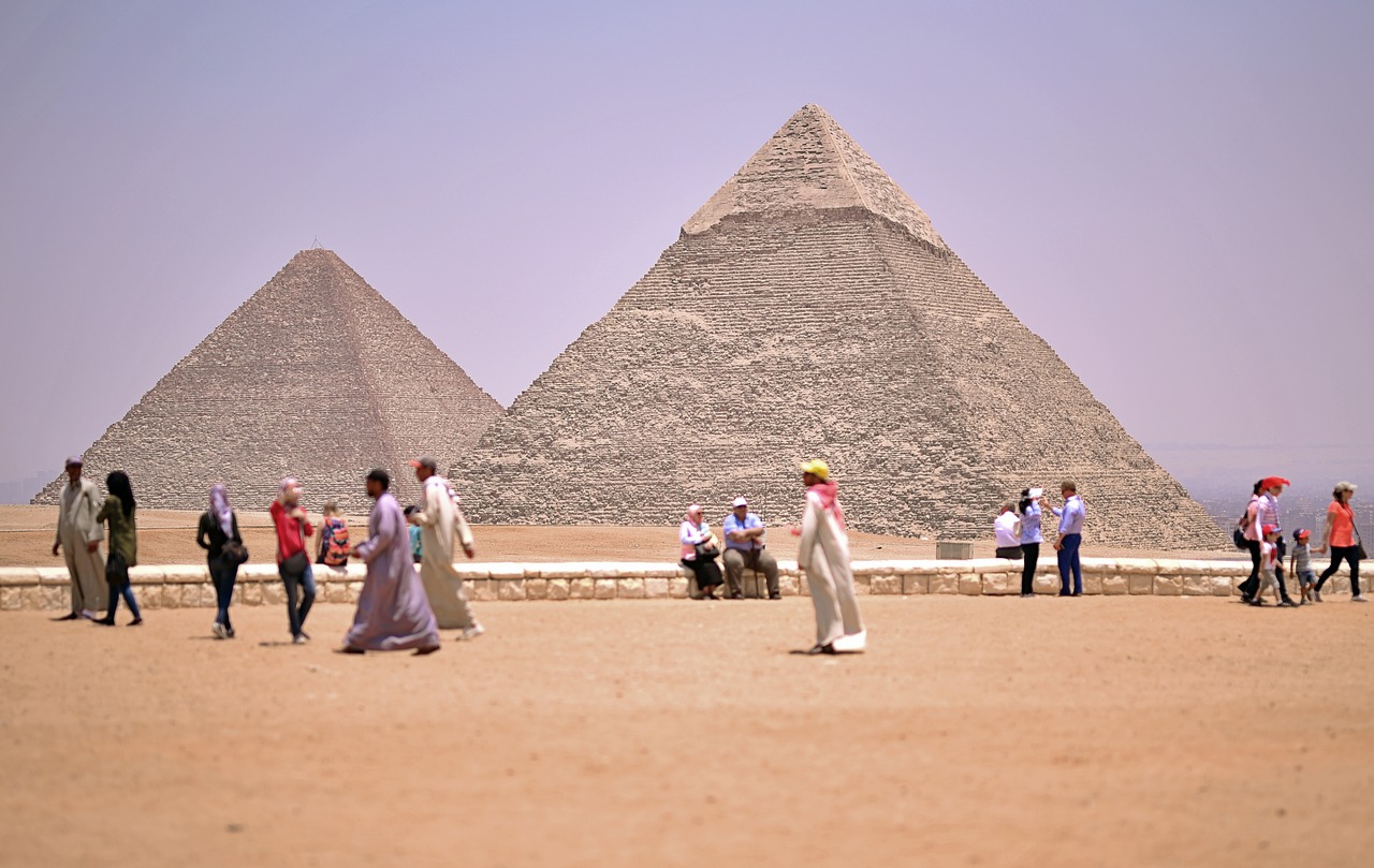 pyramids egypt cairo free photo