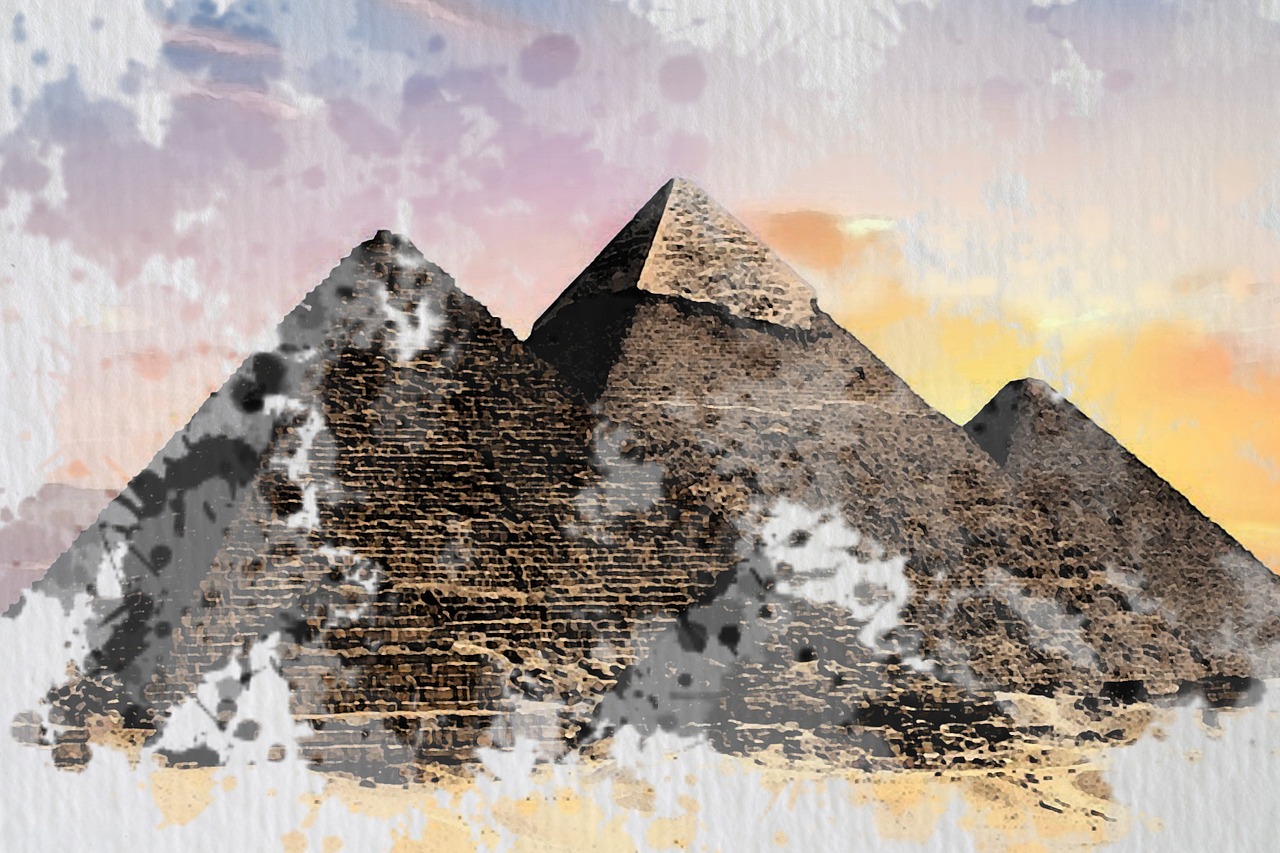 pyramids  egypt  sand free photo